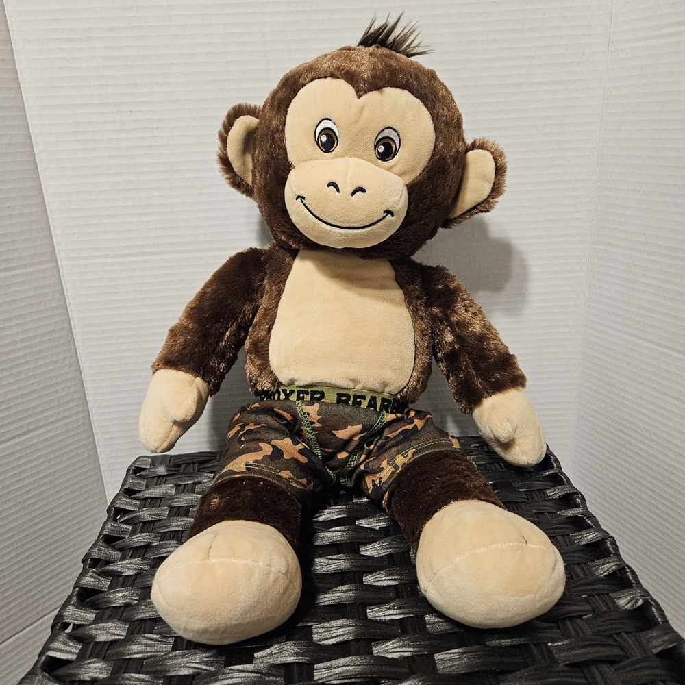 Build-A-Bear Brown and Cream Monkey Plush